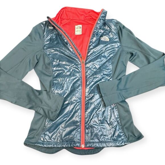 THE NORTH FACE Women’s Kodak Blue Full-Zip Hooded Animagi Jacket Size Medium - Picture 1 of 8